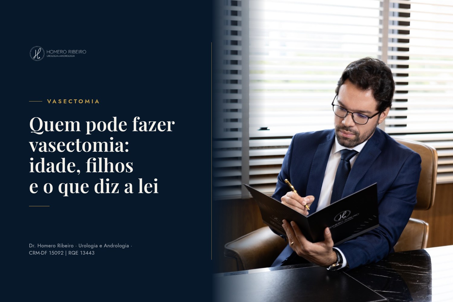 Quem pode fazer vasectomia: idade, filhos e o que diz a lei