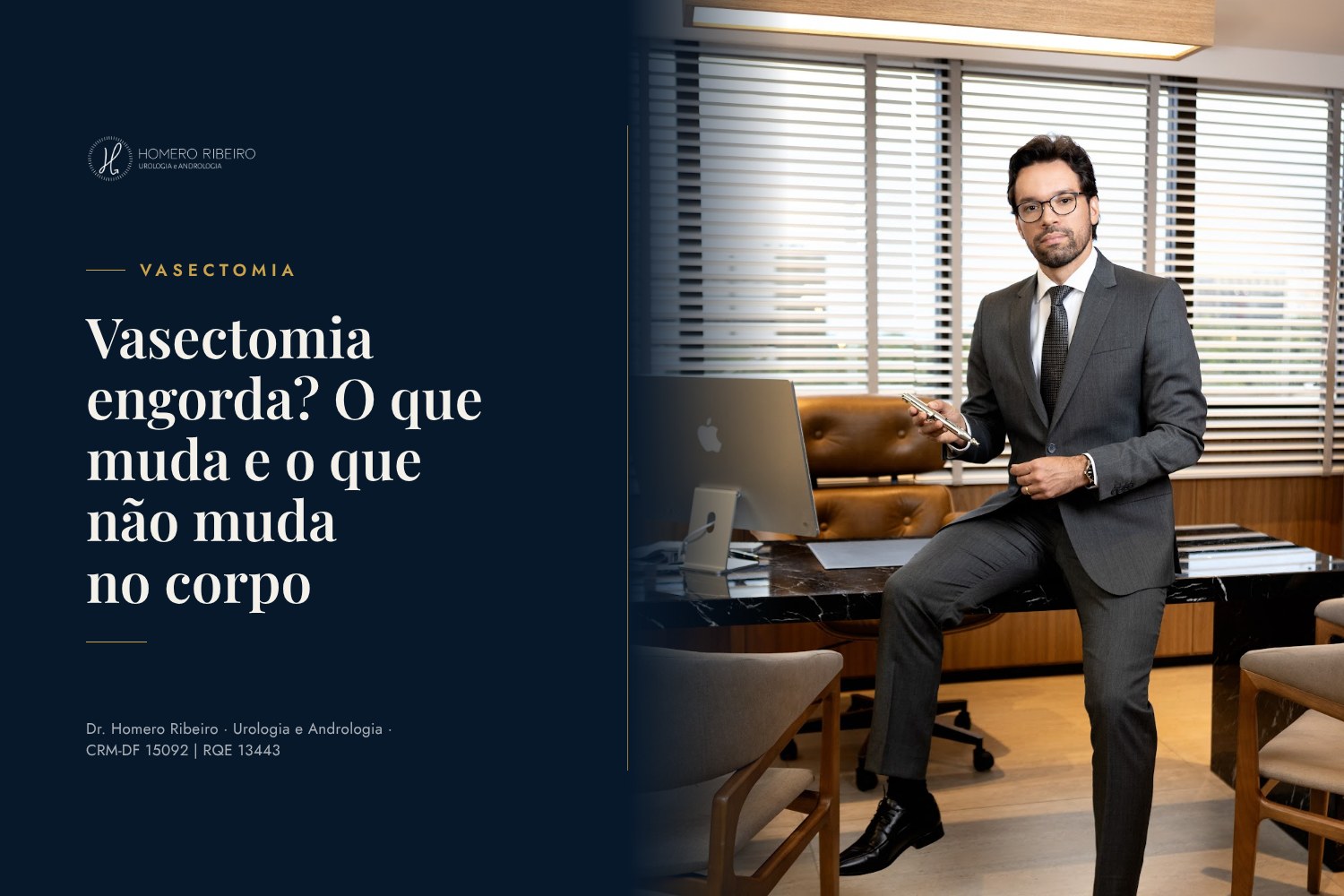 Vasectomia não engorda: o que muda e o que não muda no corpo
